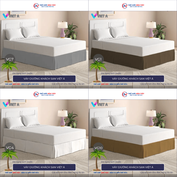 Váy giường khách sạn Việt Á